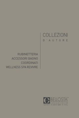 bellosta rubinetterie - photobook collezioni d autore